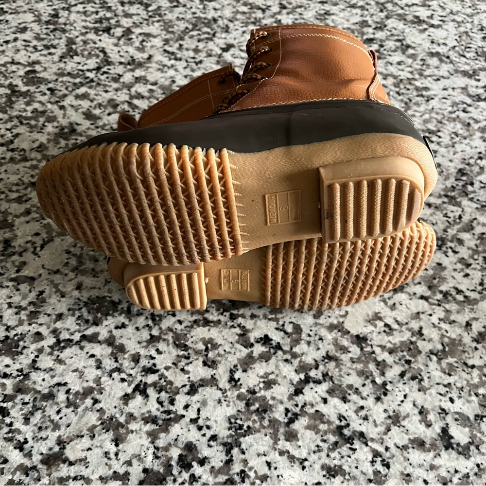 Khombu Women's Lauren Leather Duck Boots 6M - Picture 8 of 8